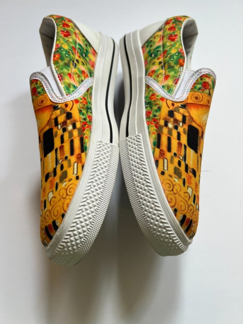 Klimt themed loafers W9 - Picture 4 of 6
